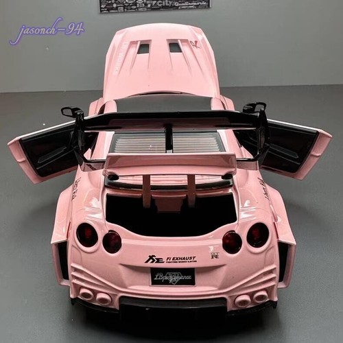 Nissan GTR-CSR2 Alloy Car Model 1:32 Pink - Picture 5 of 6