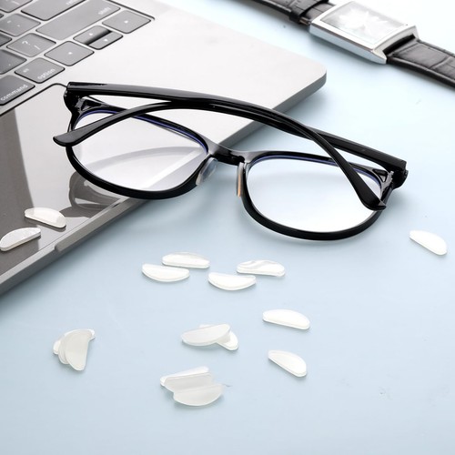 Silicone Eyeglass Nose Pads, 20 Pairs Anti Slip Nosepads with Sticky Backing ... - Picture 3 of 7