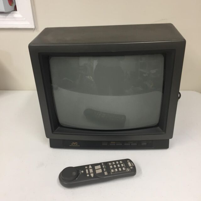 Vintage JVC TV Set Model C13CL3 1992 Box Type TV With Remote 13 Inches Black Vintage JVC TV Set Model C13CL3 1992 Box Type TV With Remote 13 Inches Black