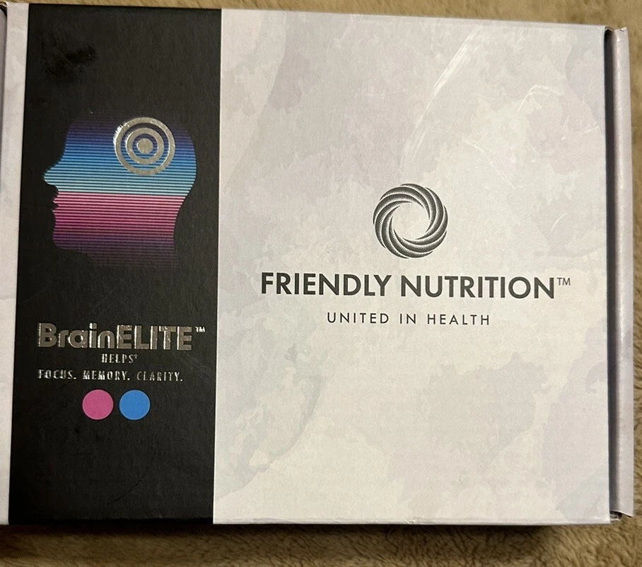 Friendly Nutrition Brain Elite Hombres y Mujeres Paquete de 2 Memoria, Enfoque 30 días 60Ct ¡NUEVO! Foto 2 de 4