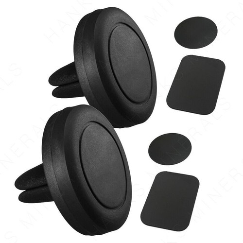 2 Pack Magnetic Cell Phone Car Air Vent Mount Universal Smartphone Holder Stand - Photo 3 sur 7