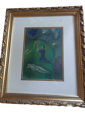 Marc Chagall lithograph With Certification Daphnis & Chloe | eBay