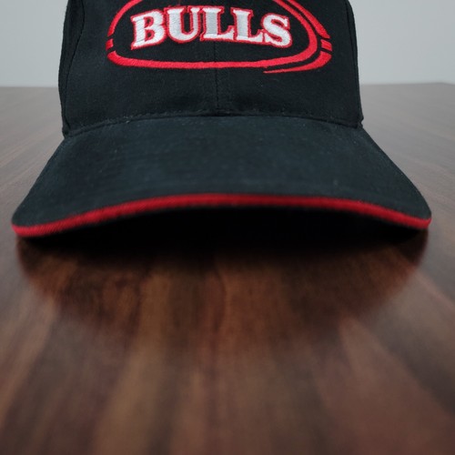 Vintage Chicago Bulls Hat Cap Mens Black Red NBA Basketball Annco Strapback - Picture 2 of 14