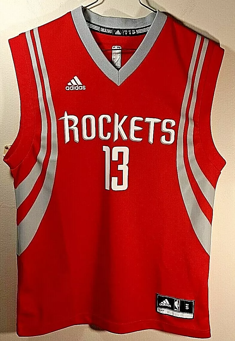 James Harden Red Houston Rockets Adidas Jersey (Size XL)