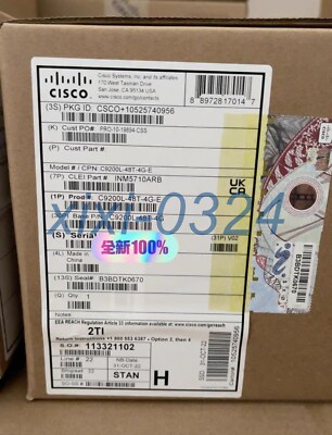 1pcs  NEW  Cisco  C9200L-48T-4G-E  48 port switch  DHL shipping #Z