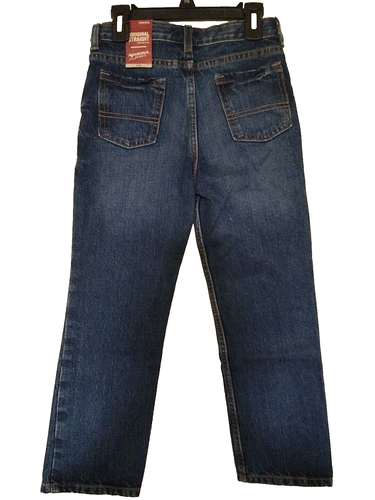 ARIZONA Boys Original Straight Leg Jeans W/Adjustable Waist  Sz 7 NWT FREE SHIP - Picture 2 of 2