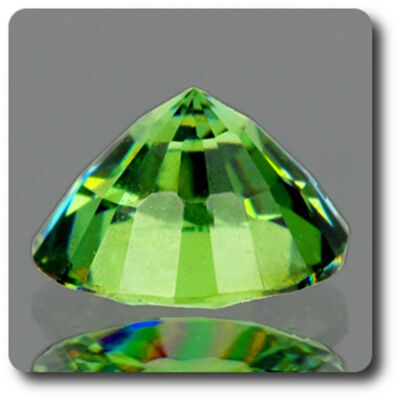 Grenat Démantoïde 0,36 Carats VVS, Vert, Origine Russie - Pierre Précieuse Non Chauffée, Avec Certificat TGL