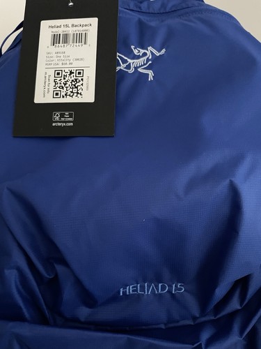 Arc'teryx Heliad 15L Backpack 28412 Vitality Lightweight Daypack Cordura DWR NWT - Picture 8 of 8