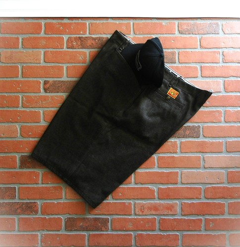 FB COUNTY 1$T Chocolate Denim YKK CREASED Goth Vintage $kate BROWN Shorts HEAT - Picture 3 of 24