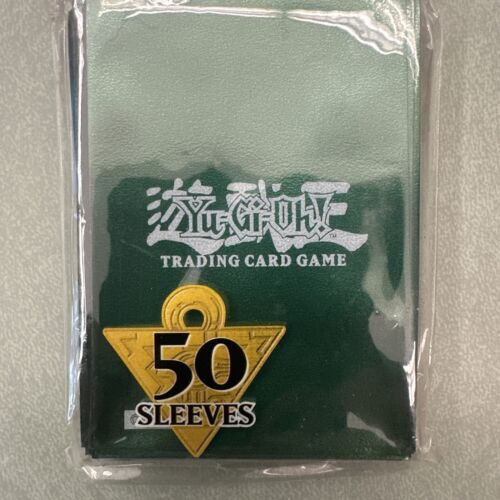 VINTAGE 1996 YUGIOH KONAMI 96KT GREEN METALLIC DUELIST CARD PROTECTOR SEALED NEU - Bild 10 von 24