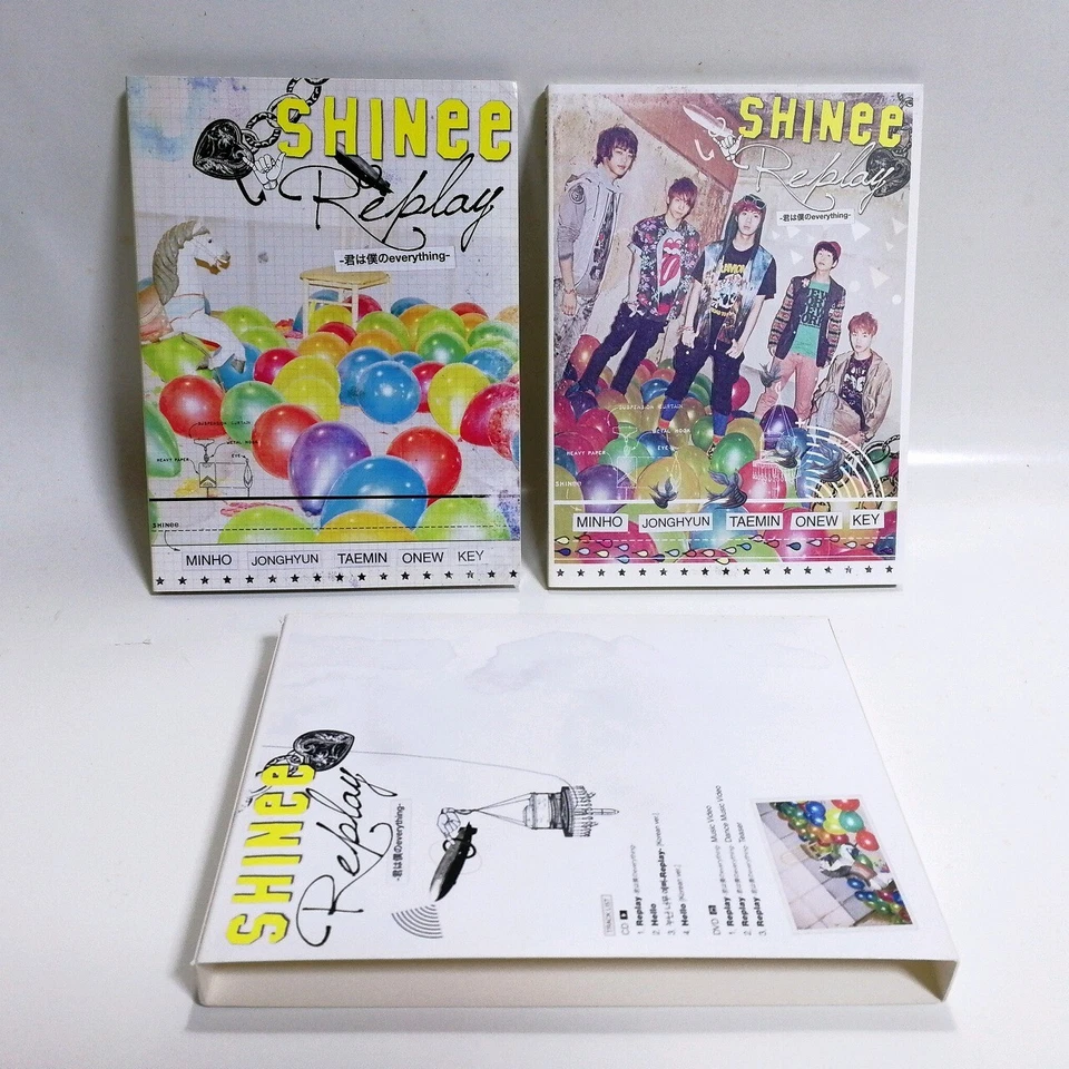 CD+DVD SHINee Japan Debut Single Album Replay Limited No Photocard - Image 4 of 4