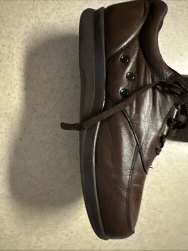 Oxford con cordones SAS Time Out para hombre talla 9W cuero marrón hechos en EE. UU. - Imagen 5 de 6
