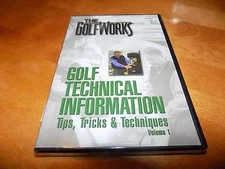 THE GOLF WORKS GOLF TECHNICAL INFORMATION Tips Tricks Techniques Golfer DVD NEW