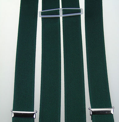 starke Hosenträger 35 mm breit Krallenclips Alligatorclips extra starke Clips 