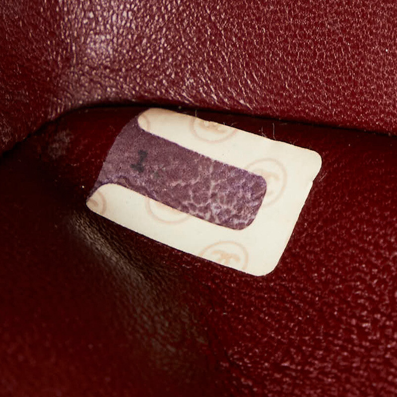 Chanel Matelasse 25 Double Flap Coco Mark Chain Shoulder Bag Gold