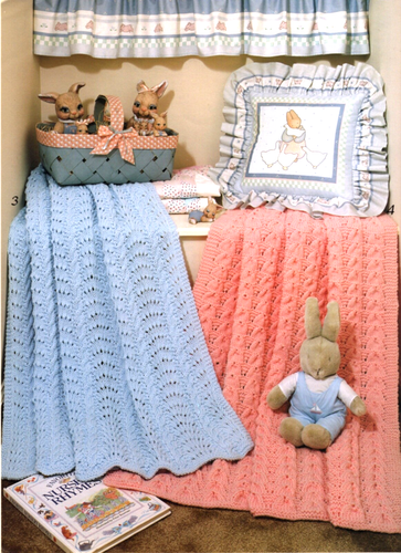 Afghanen für Baby zum Stricken und Häkeln: 6 Designs von Carole Prior Leisure Arts 916 - Bild 2 von 3