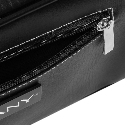 SHANY Travel Toiletry Bag and Dopp Kit – Faux Leather Organizer – Black Leathere - Picture 8 of 9