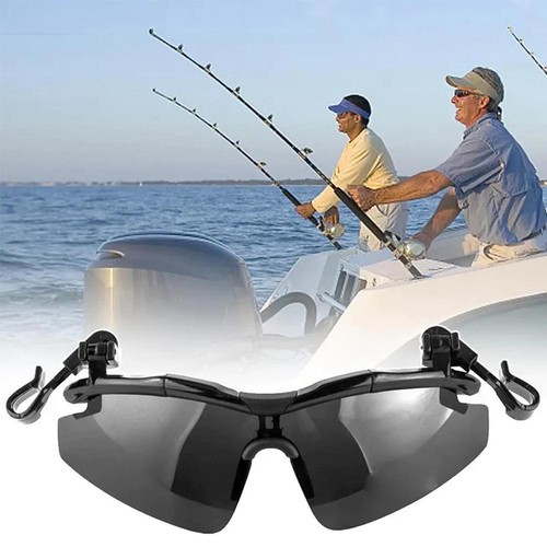 Fishing Glasses Hat Visors Adjustable Tac Outdoor Polarized Sport Clips Biking - Picture 11 of 12