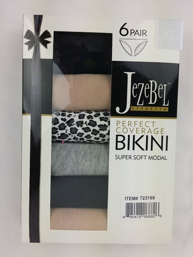 12 JeZeBel Women's Sexy Coverage Bikini Panties Briefs Sz XL(14 -16) - Picture 3 of 4
