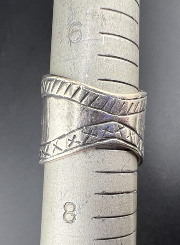 SILPADA STERLING SILVER 925 BE TRUE TO YOUR DREAMS RING R1820 SZ 7 - Picture 7 of 7