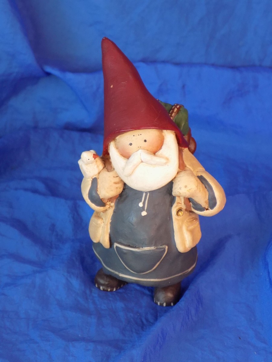 Gnomy's Diaries The Legend of Gnomy Hiking Figure w/ Bird in Box