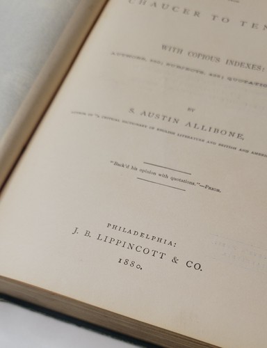 Antique 1880 Poetical Quotations RARE 13,600 Quotes Gold Gilding 500+ Authors - Picture 10 of 21