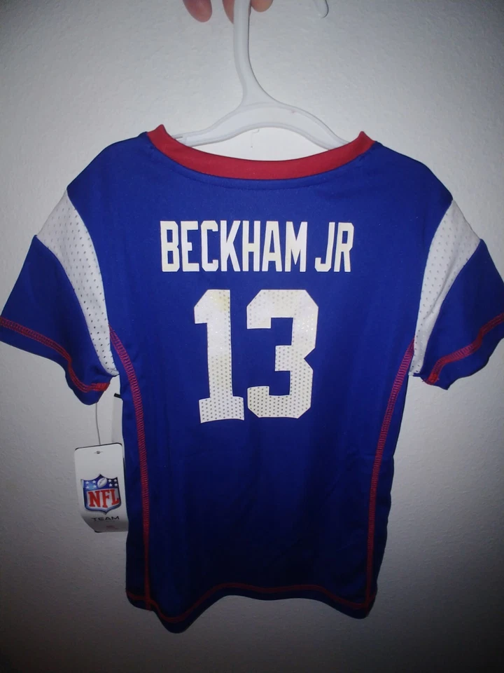 Футболка для девочек NFL New York Giants Odell Beckham Jr. No13 размер X-Small 4/5 - Изображение 2 из 2