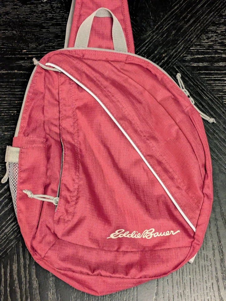 Eddie Bauer Ripstop Bandolera de Hombro Bandolera Viaje Senderismo Paquete - Color Púrpura Foto 2 de 4