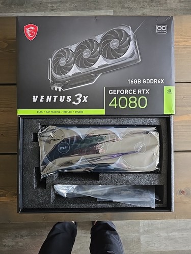 MSI NVIDIA GeForce RTX 4080 Ventus 3x OC 16GB GDDR6X Graphics Card