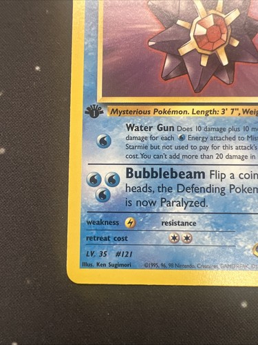Misty’s Starmie 56/132 1ª Edición Gimnasio Héroes Poco Común WOTC Tarjeta Pokémon 2 - Imagen 5 de 10