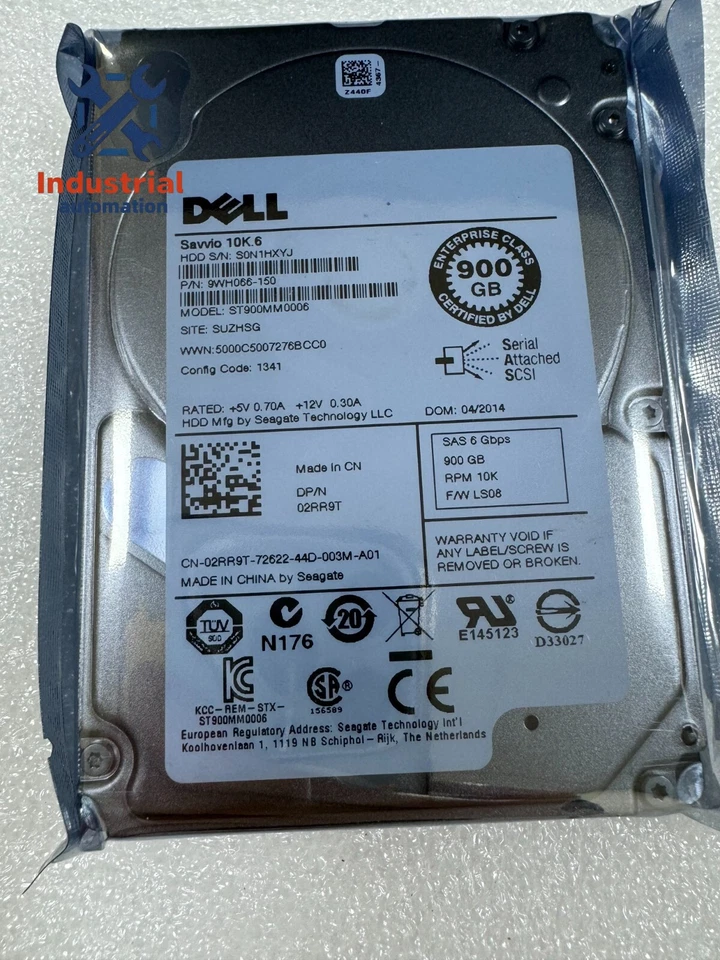 New Dell 2RR9T 02RR9T 900GB 10K 6Gb/s 64MB Cache 2.5" SAS Hard Drive ST900MM0006 - Image 2 of 4