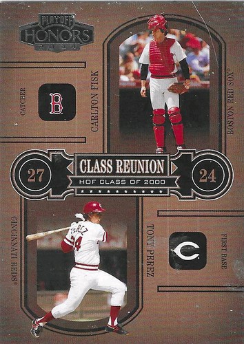 Carlton Fisk/Tony Perez (HOF) Riunione Classe 125/2000 Numerata 2004 (0307) - Foto 1 di 2