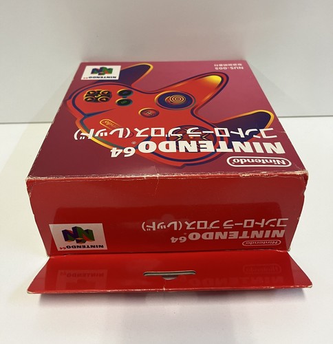 NINTENDO 64 CONTROLLER RED MANETTE JOYPAD USED BOXED JAP NUS-005 TESTED - Picture 3 of 12