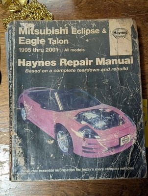Mitsubishi Eclipse & Eagle Talon Haynes Manual 1995 - 2001 All Models