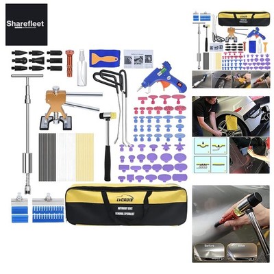 Complete Dent Removal Tool Kit 107 PCS - Paint Free Dent Removal for Cars