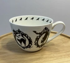 Portobello by Inspire Bone China Spooky Halloween England Oversize Mug Witch Cat