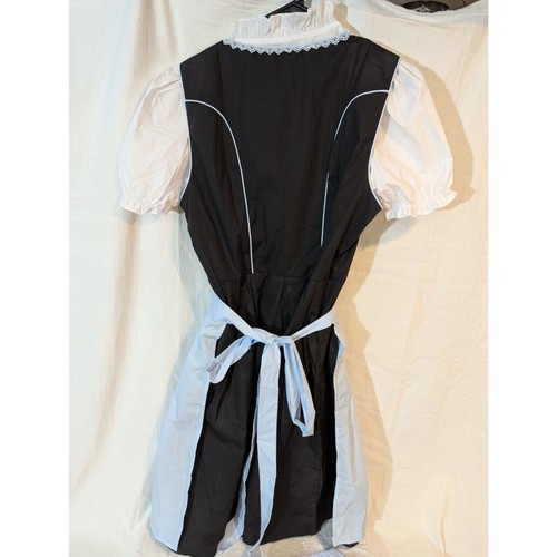 Scarlet Darkness Dirndl Costume Sz L, Oktoberfest Beer Maid Bavarian 3-Piece NWT - Picture 4 of 8