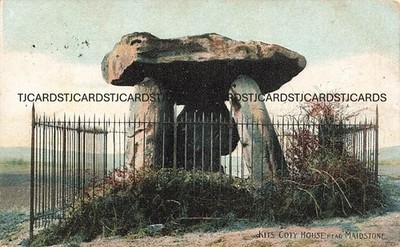 1908 KITS COTY House MAIDSTONE Kent Postkarte