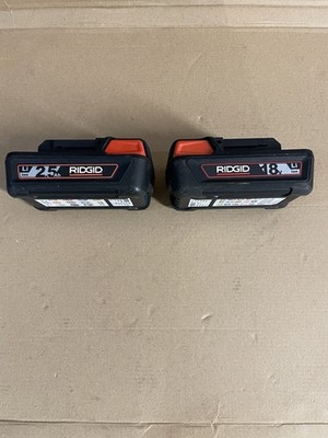 RIDGID AKKU 2,5 AH 18V Beschreibung lesen! Beschreibung lesen!