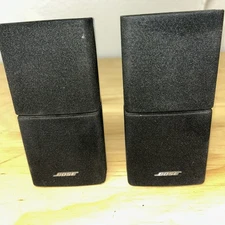 Bose Acoustimass Lifestyle Double Cube Speakers Pair of 2 Black Wired