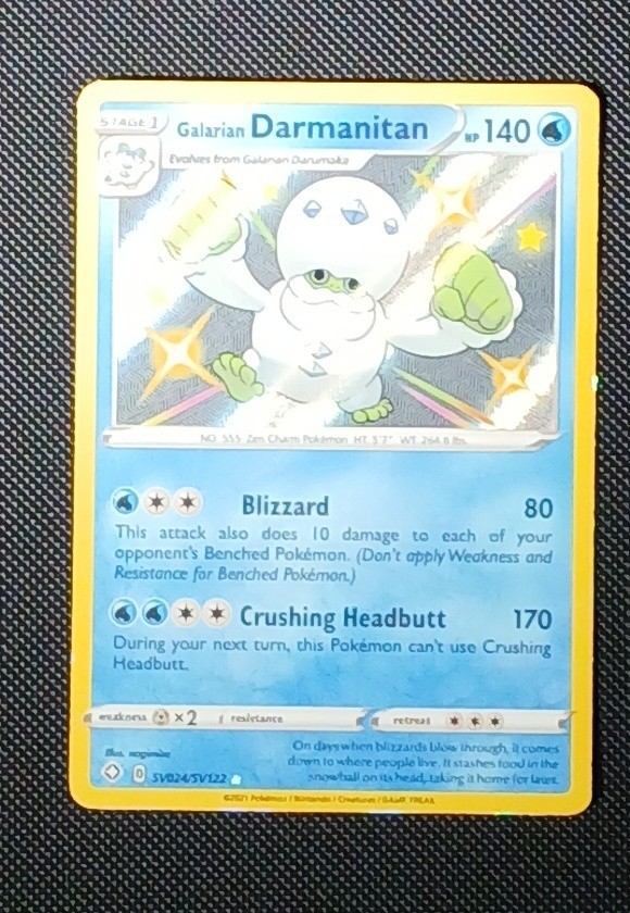 Galarian Darmanitan SV024/SV122 Shining Fates: Shiny Vault Holo