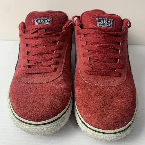 Lakai Manchester Select Skateboarding Shoes Mens Size 9 US 42.5 EU Red Skate SP3 - Picture 4 of 11