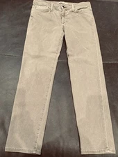 EUC JOE’S JEANS WOMEN’S 30 STRAIGHT ANKLE BEIGE/TAN MADE IN USA 98% COTTON