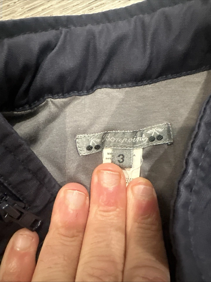 Детская куртка Bonpoint размер 3 темно-синий - Изображение 2 из 4