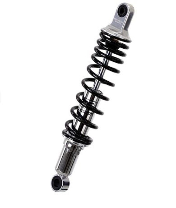 Bi-amortisseur arrière YSS RD222 noir et chrome de 330mm pour moto custom