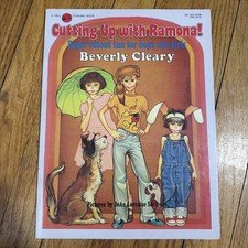Vintage 1983 Cutting Up with Ramona! - Beverly Cleary Paper cutout