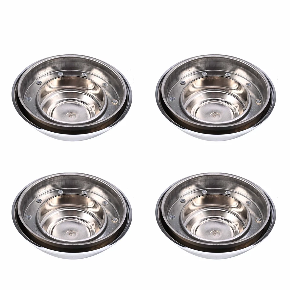 4 Pack For 2006-2021 Dodge Charger Chrysler 300 Chrome Hubcap Center Cap USA Foto 2 de 4