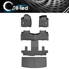 3 Row Floor Mats & Cargo Liner for 2021-2025 Chevy Tahoe/GMC Yukon All-Weather
