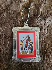 Nike X Jordan X NINA CHANEL ABNEY BULLS VS LAKERS FRAME METAL HANG TAG