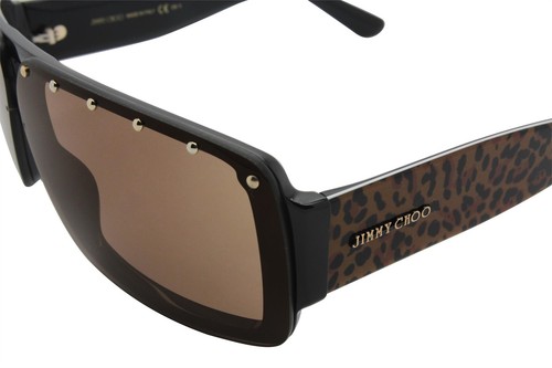 Gafas de sol Jimmy Choo Morris/S Y4D/VP 67 negras/doradas pitón/doradas espejo - Imagen 5 de 11